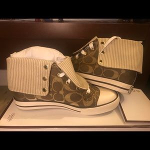NEW coach Bonney high top sneakers